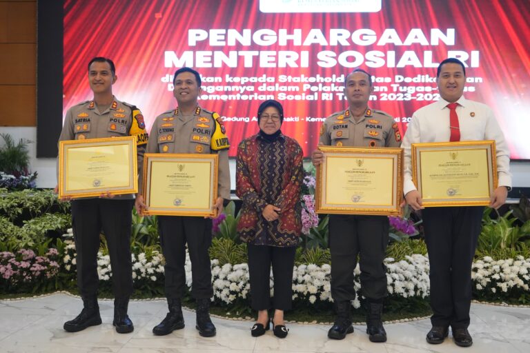 Polres Magetan Terima Penghargaan dari Kemensos RI atas Keberhasilan Penanganan Kaum Rentan