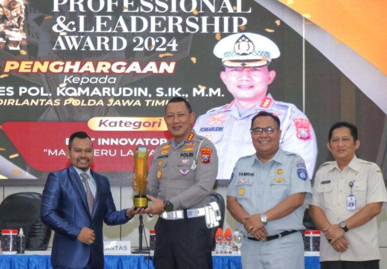 Dirlantas Polda Jatim Raih Penghargaan Level Asia Sebagai Best Innovator