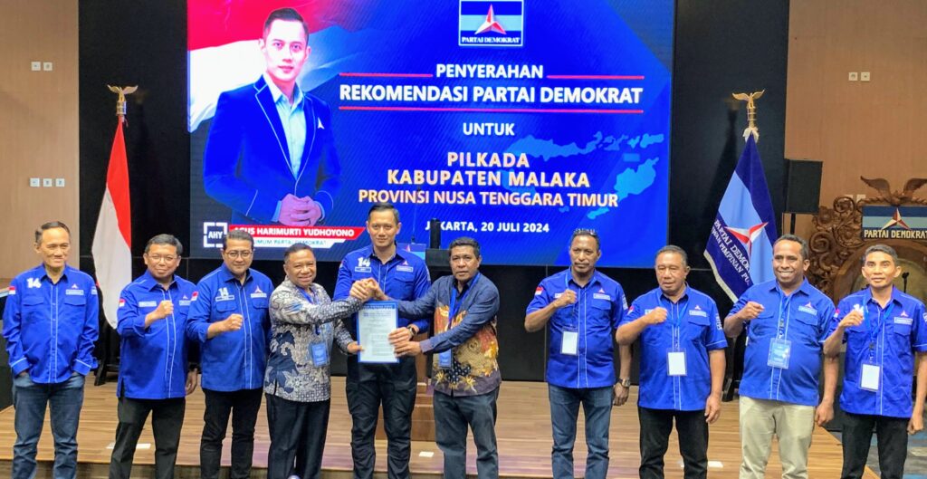 Demokrat Resmi Usung Simon Nahak dan Felix Bere Nahak pada Pilkada Malaka 2024