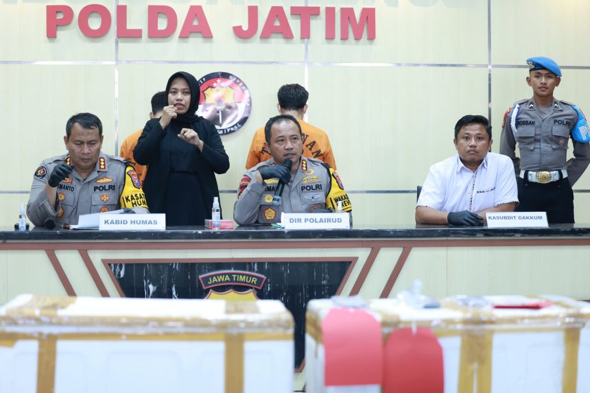 Ditpolairud Polda Jatim Berhasil Tangkap Perakit dan Pedagang Bom Ikan