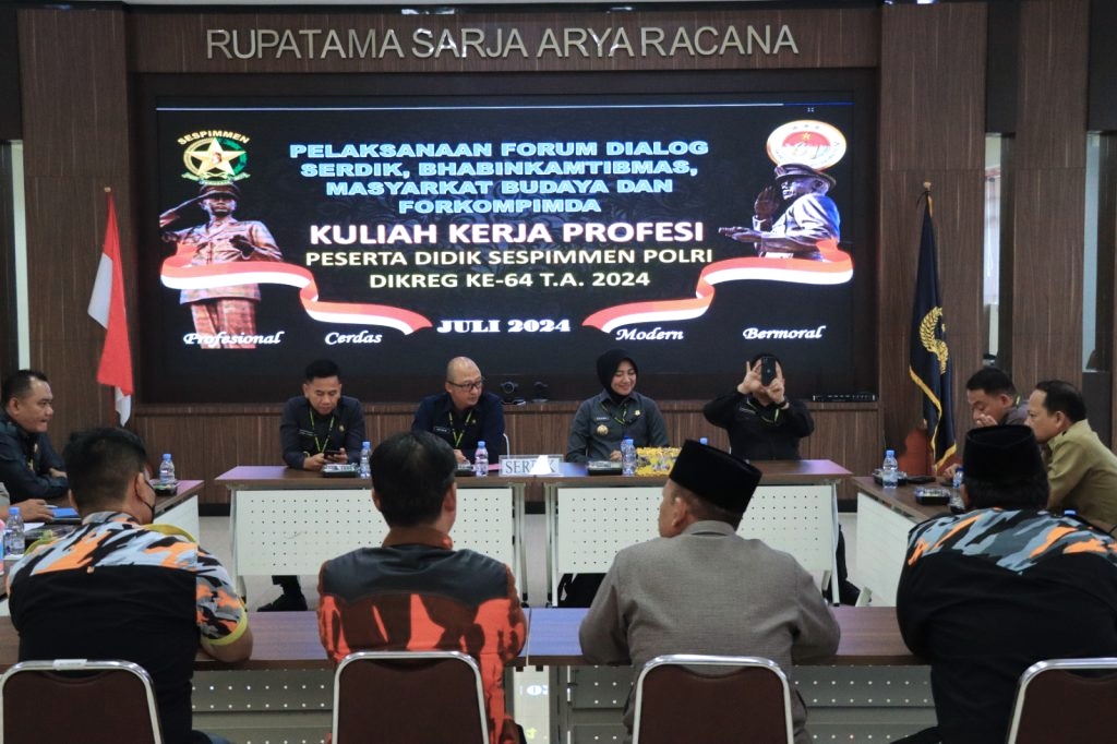 Polres Gresik Sambut Peserta Didik Sespimmen Polri Dikreg Ke-64 Tahun