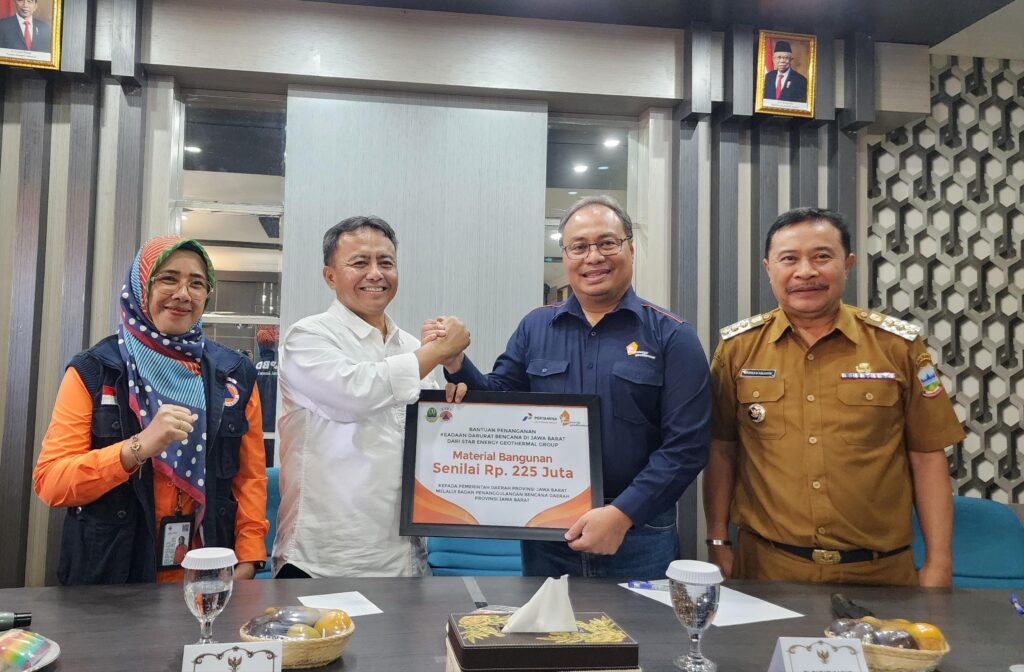 Pemkab Garut Terima Bantuan CSR untuk Penanganan Bencana dari PT. Star Energy Geothermal