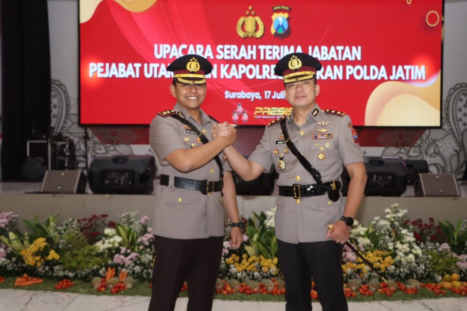 Kapolres Tulungagung Resmi Berganti, Sertijab Dilakukan di Mapolda Jatim