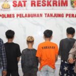 Polres Pelabuhan Tanjung Perak Mengamankan Anggota Ganster TES